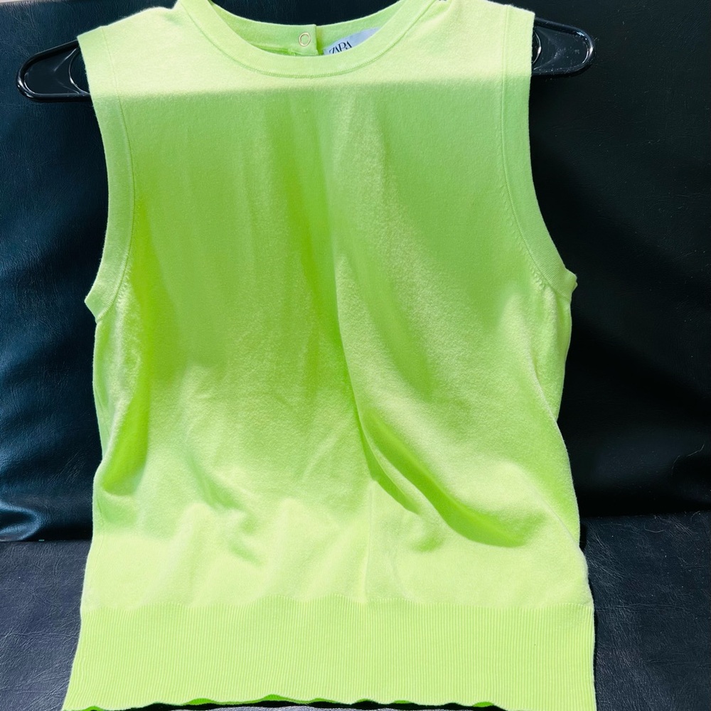 Zara Neon Green Tank Top